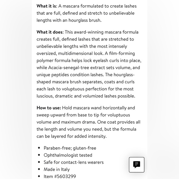 Too Faced Better Than Sex Full-Size Black Mascara(Retail$29) - Picture 2 of 8